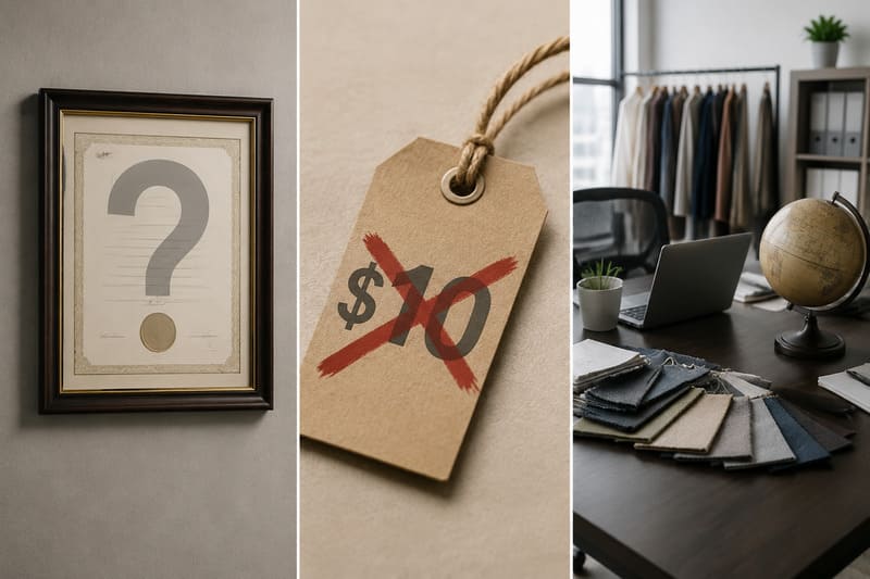 common mistakes finding clothing manufacturer