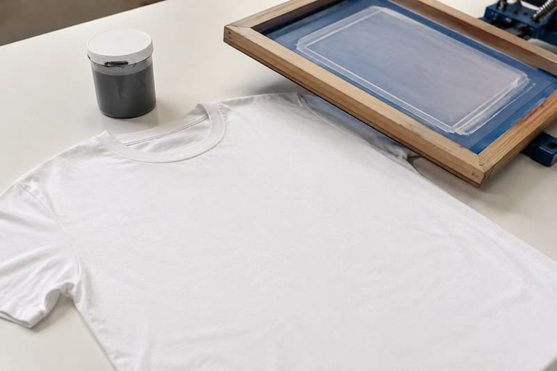 semi-custom shirt order with logo printing