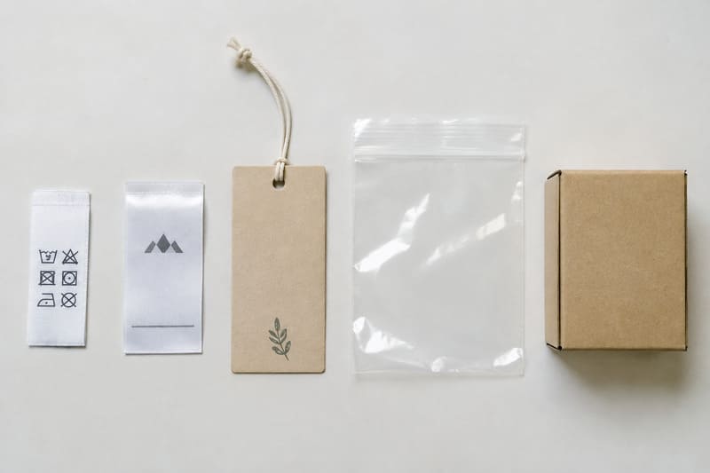 custom care labels hang tags and packaging options for t-shirts